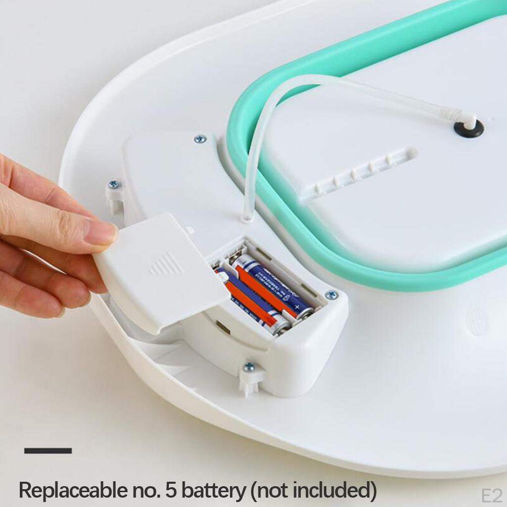 Elektrická vana pro záchodové sedátko Koupelna Přenosná vana Umyvadlo zklidňuje očistu, po porodu,