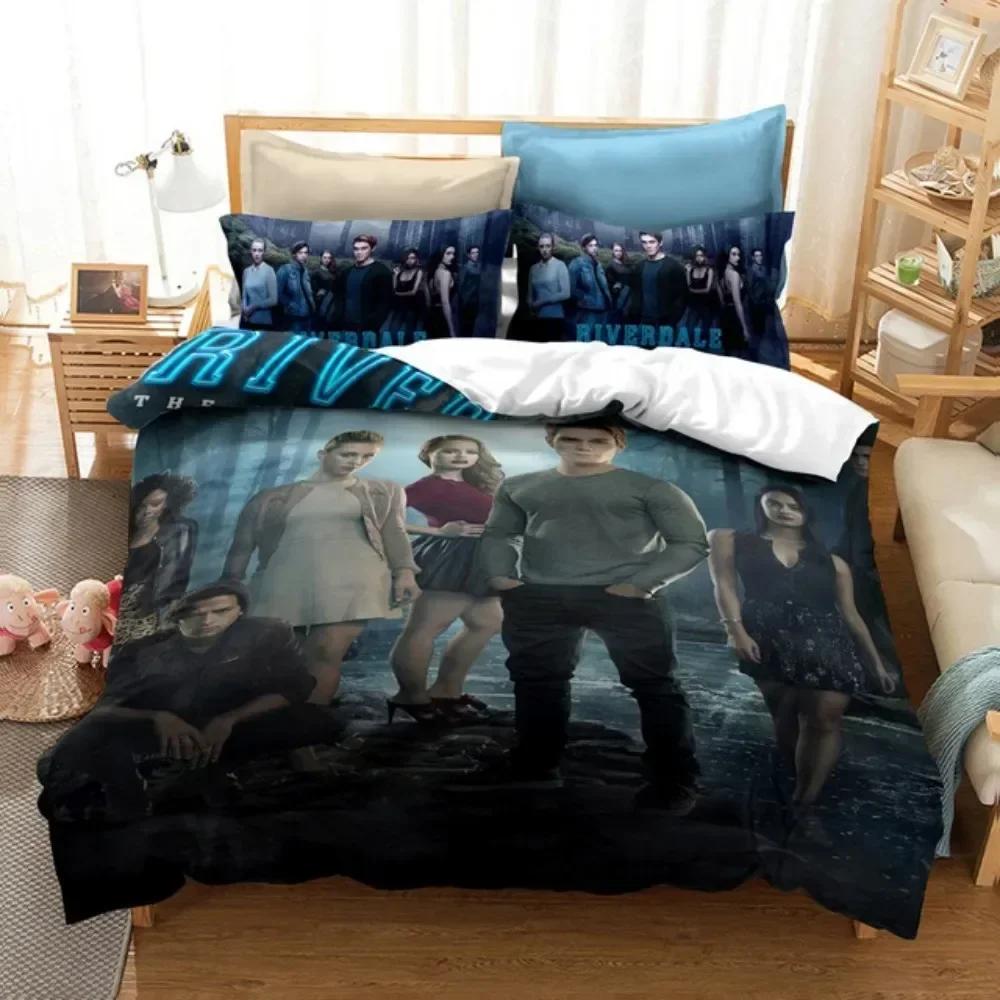 New 3D Print Movie Riverdale Comfortable Duvet Quilt Cover Pillowcase Bedding Set Children Bedroom Decoration Home Textile