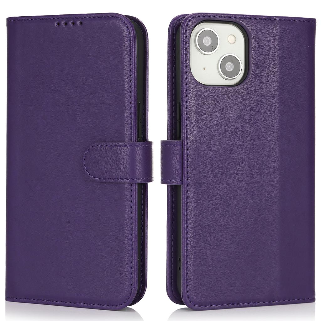 For iPhone 14/13 Stand Case Shockproof Leather Wallet Phone Cover