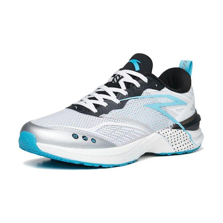 Anta Kids Hailang FT All-Round Racing Low-Top Running Shoes Kids Running Shoes White Blue 312225570-1