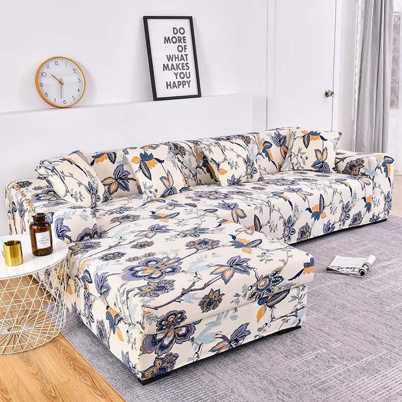 Elastic Sofa Covers for Living Room L Shape Sofa Need Buy 2 Pieces Stretch Corner Couch Cover Slipcovers Armchair 1/2/3/4 Seater