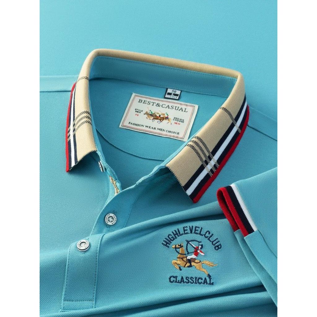 STORN Summer Men's Polo Shirts High Quality Solid Color Short Sleeve Turn Down Collar Embroidery Casual Male Tees