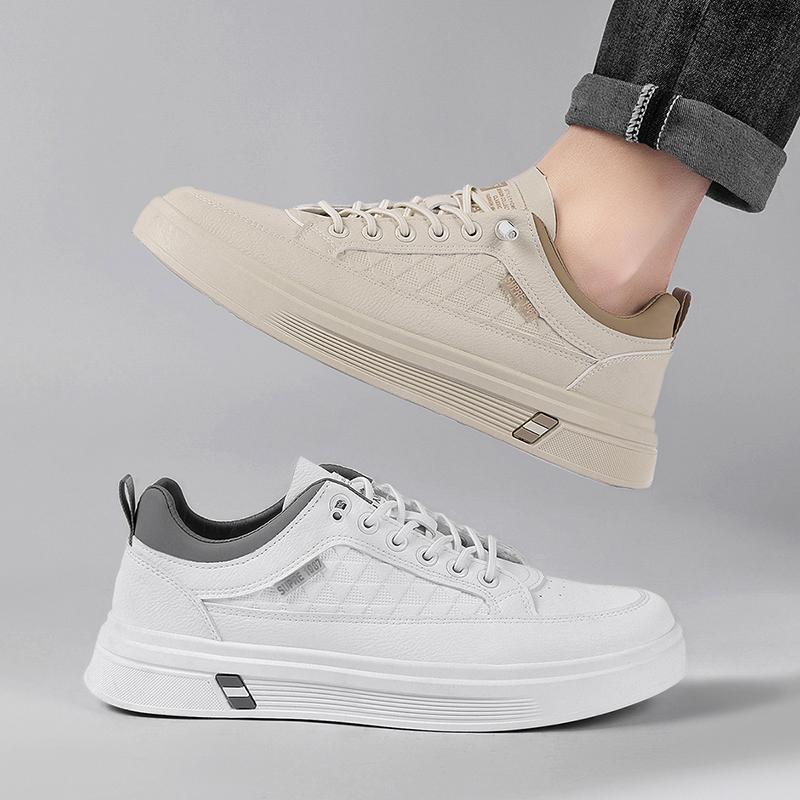 Fashion 2025 Fashion Men Casual Platform Sneakes LaceUp Whtie Student Sneakes Mens Vulcanized Shoes Tennis Sneakers