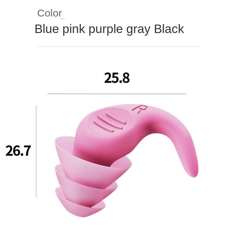 1 Paar Silikon Schlaf-Spiral-Ohrstöpsel Schallisolierung Gehörschutz Ohrstöpsel Anti-Lärm-Stöpsel für Reise Lärmreduzierung