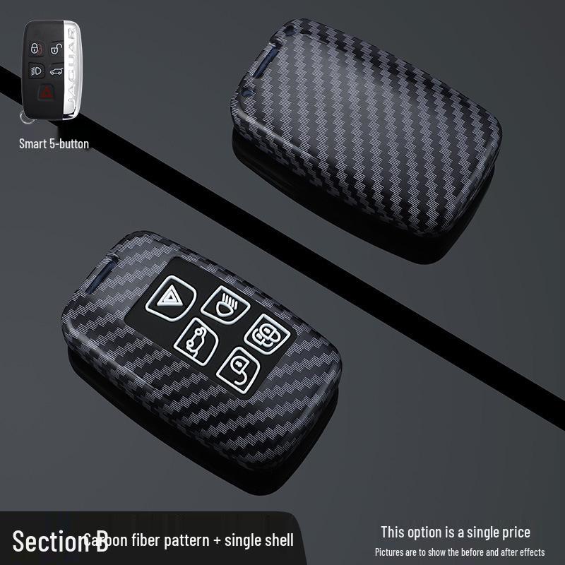 Fits Key Covers for Land Rover Discovery Sport, Range Rover Evoque, Velar, Freelander, Defender & Jaguar