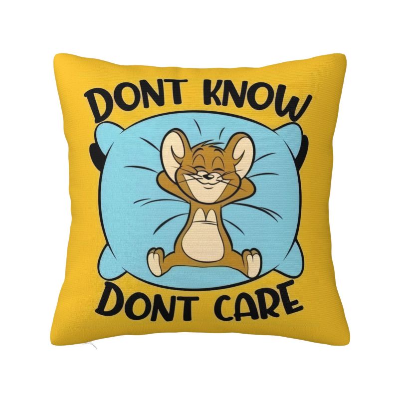 

Custom Luxury Disney Animation Tom And Jerry Cushion Cover Polyester American Cartoon Pillow Case Bedroom Decoration 18x18Inch