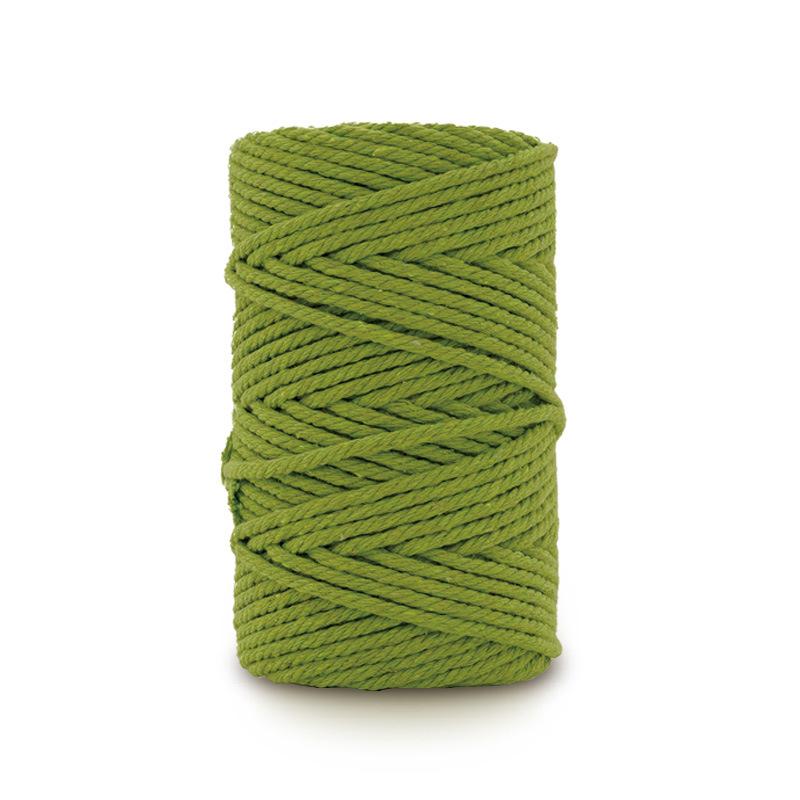 DIY 50 Yards Cotton Rope 3mm Colored Cotton Rope Handmade Cotton Thread Rope Woven Tapestry Rope Binding Rope, Gift Packaging Rope