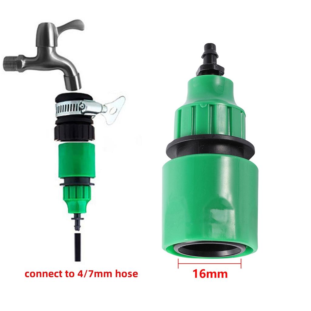Gartenschlauchanschluss 1/4" 3/8" Schlauch Schnellkupplungen 4/7mm 8/11mm Dorn Wasserrohrverbindungen Bauernhof Hof Tropfbewässerungsadapter 5/10 Stück