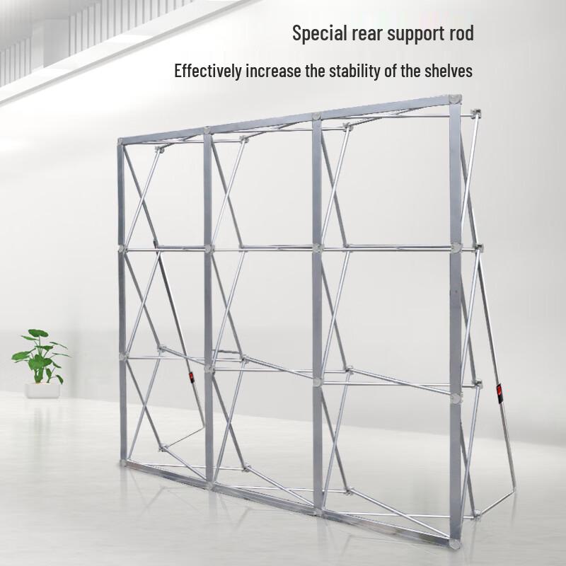 Oshuomai 305x305cm Aluminum Pop-Up Display with Graphic