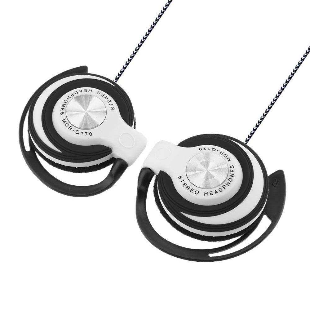3.5mm Wired Gaming Headset On-Ear Sports Headphones Ear-hook Music Earphones for Smartphones Tablet