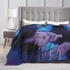 Saja Boys Jinu Kpop Demon Hunters Blanket Quality Soft  Throw Blanket Winter Picnic Couch Chair Street Trend Bedspread