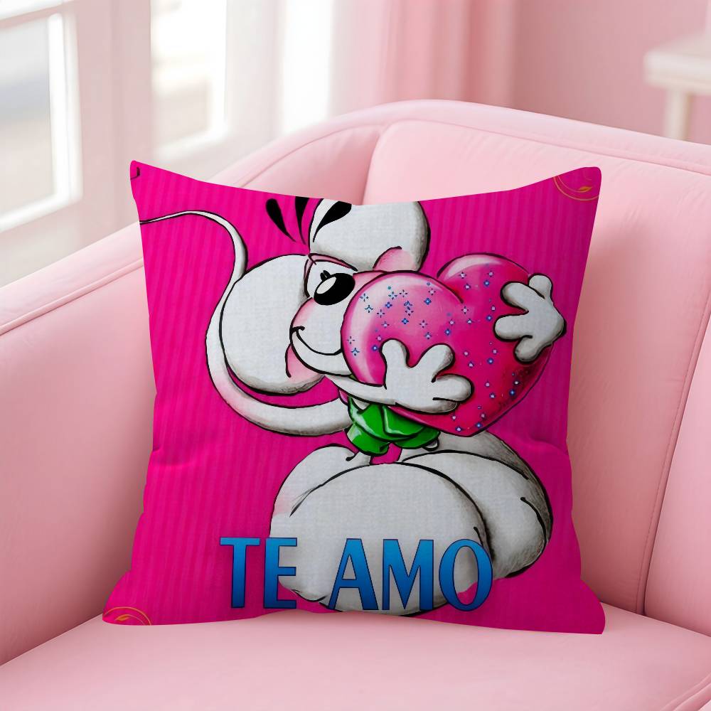 Cartoon D-Diddl Love Cute Kawaii Pillow Anime Pillow Sofa Bed Head Pillow Cover Cushion Cover Fashion