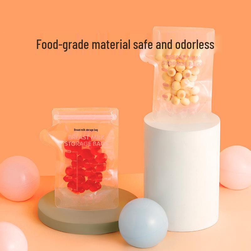 Tazelik İçin Kompakt Tek Kullanımlık Anne Sütü Saklama Poşetleri