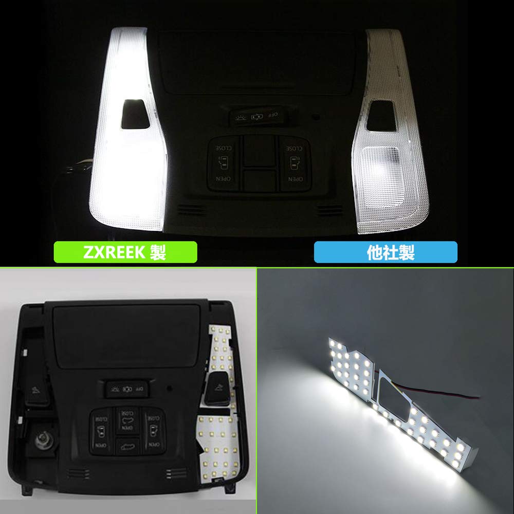 ZXREEK Toyota Alphard 30 Series Room Lamp Vellfire Room Lamp 30 Series LED Room Lamp Design LED Bulb Light Alphard 30 Series Velfire 30 Series