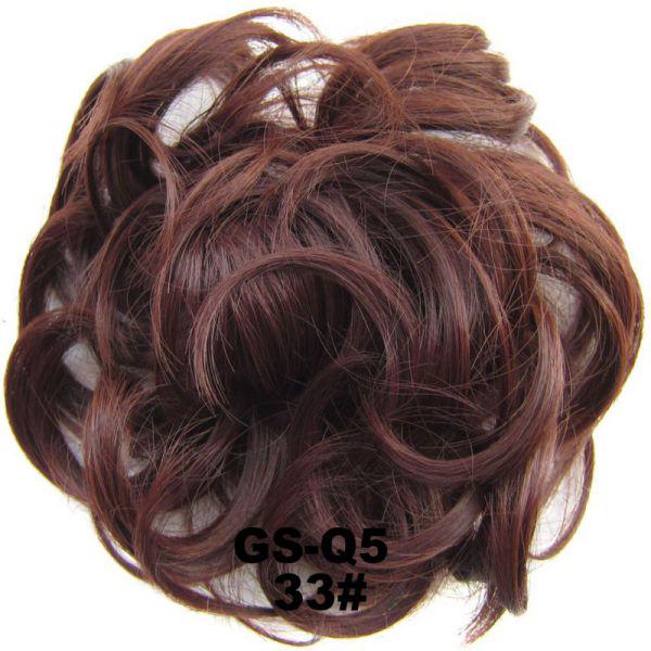 

Women Fashion Realistic Fluffy Multicolor Short Curl Synthetic Wig Hair Cover Hair Wig For Cosplay