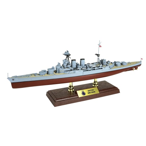 Platz Waltersons 1/700 WWII Royal Navy Battlecruiser Hood (Full Hull) Finished Model