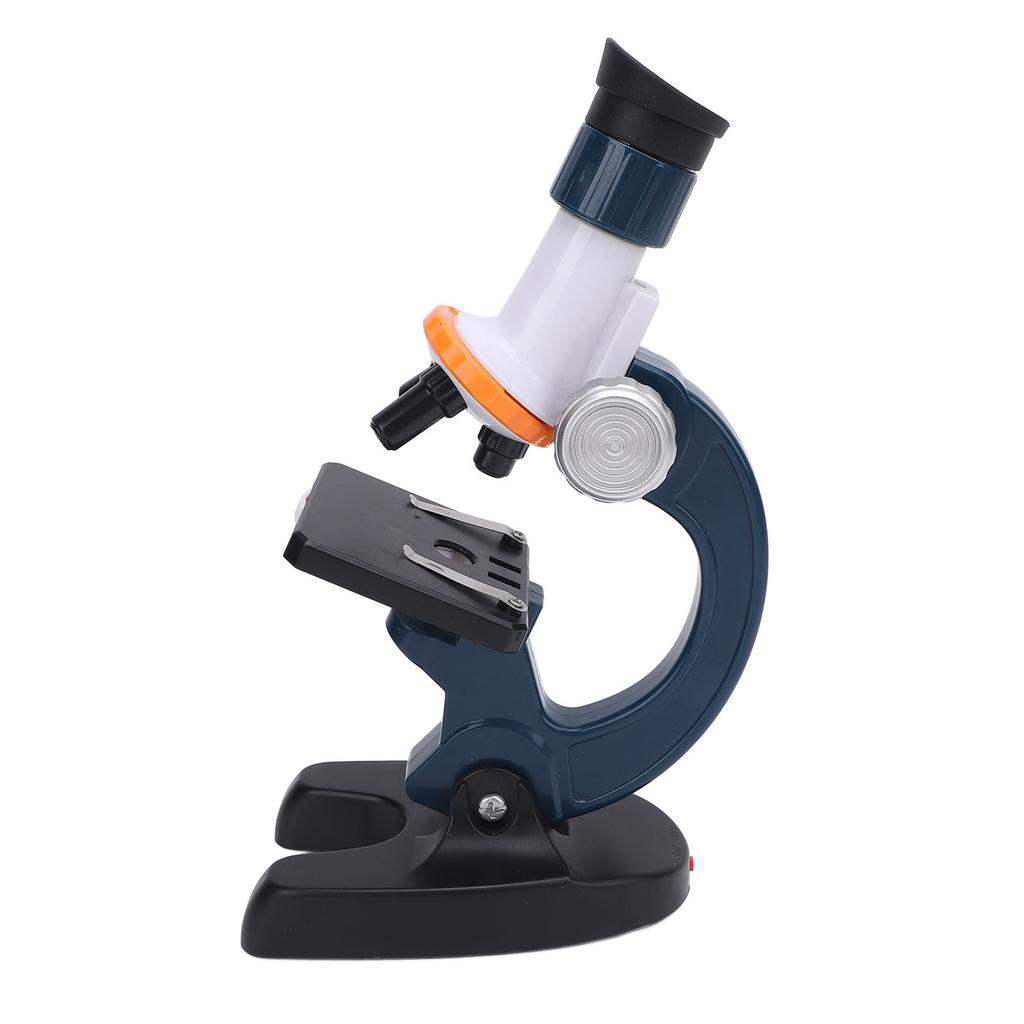 Microscope for Kids High Definition Battery Powered Microscope Science Kit with 4 Blank Glass Slides
