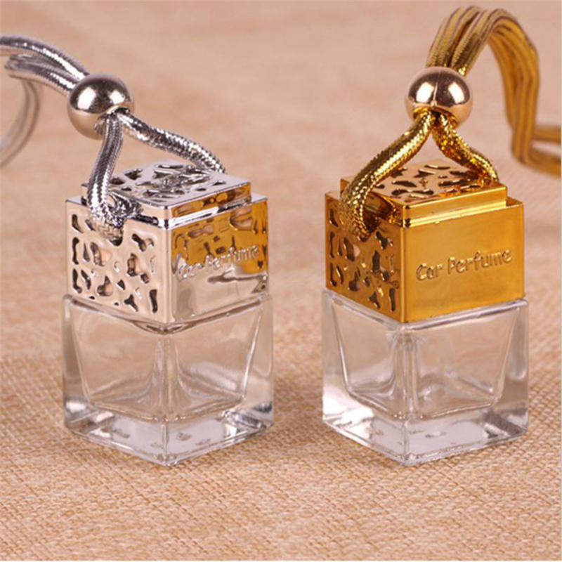 Car Hanging Perfume Empty Bottle Pendant Fragrance For Essential Oils Air Freshener Auto Ornament Car Accessories Interior Decor