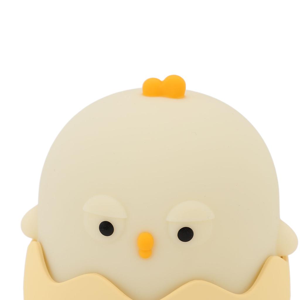 Eggshell Chick Night Light Cute 7 Color Dimmable Warm Light RGB LED Silicone Nursery Bedside Lamp for Bedroom Living Room Baby Feeding