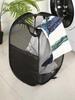 Large Capacity Dirty Clothes Basket Storage Bucket Mesh Bathroom Portable Foldable Dirty Clothes Basket