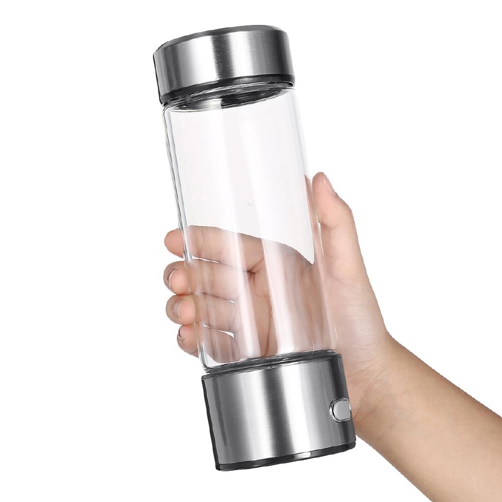 420ML 1L Recharge for Pure Hydrogen-rich Water Filter Electrolysis New  Portable Hydrogens Water Generator Bottle Alkaline Maker