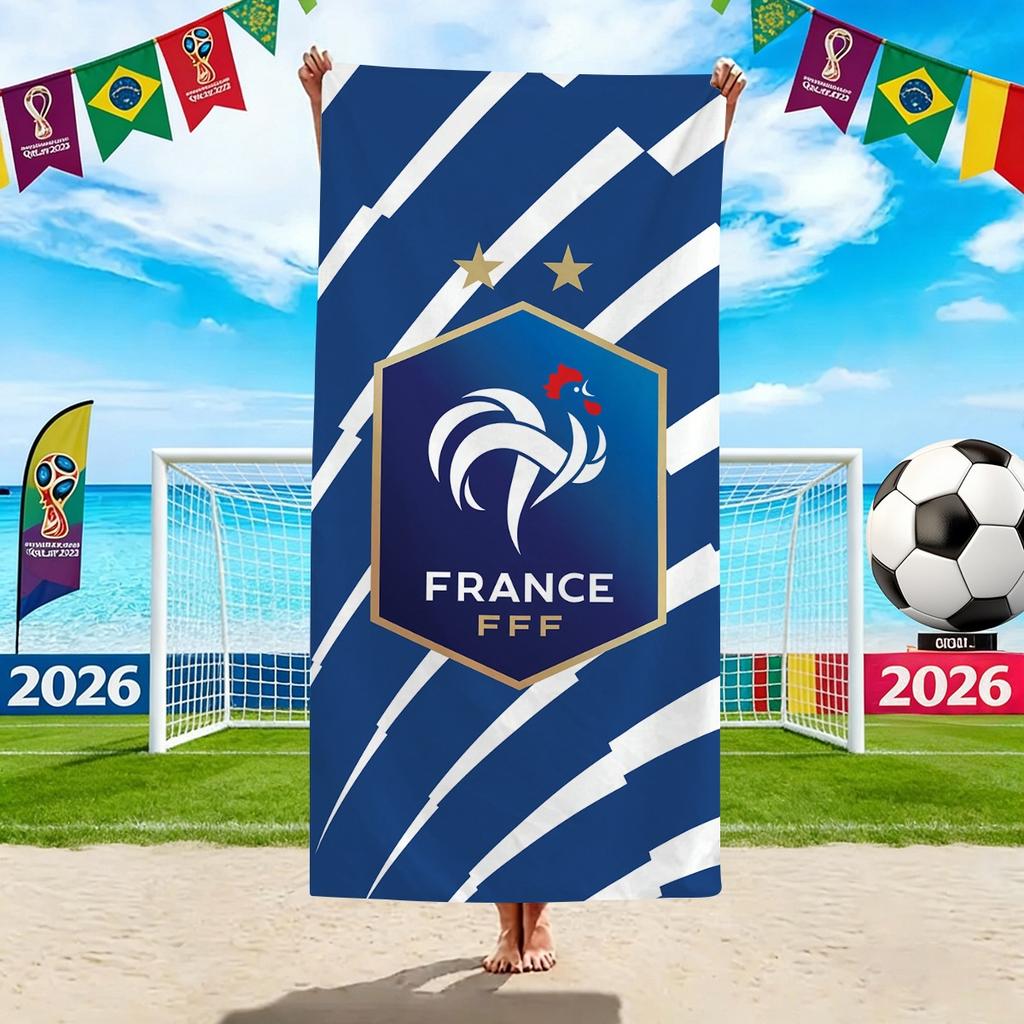 World Cup Beach Towels, Us-Canada-Mexico Football Team Microfiber Quick-Drying Absorbent Bath Towels, Sports Towels