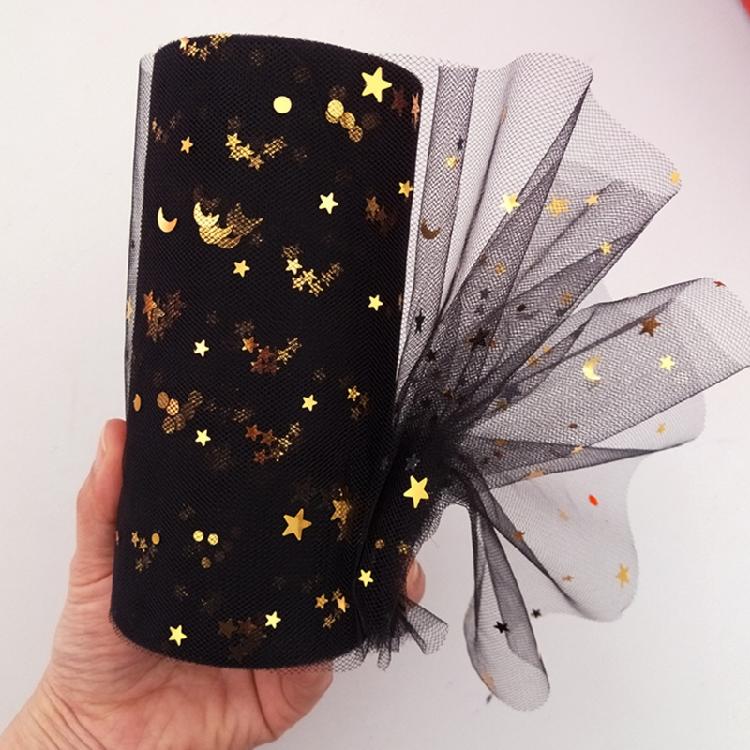 DIY Sequin Tulle Hair Bows Handmade Materials Fancy Color Romantic Decoration