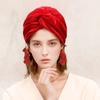 Solid Color Crossed Pullover Hat Tassel Beanie Hat Simple Sunscreen Beach Hats Outdoor