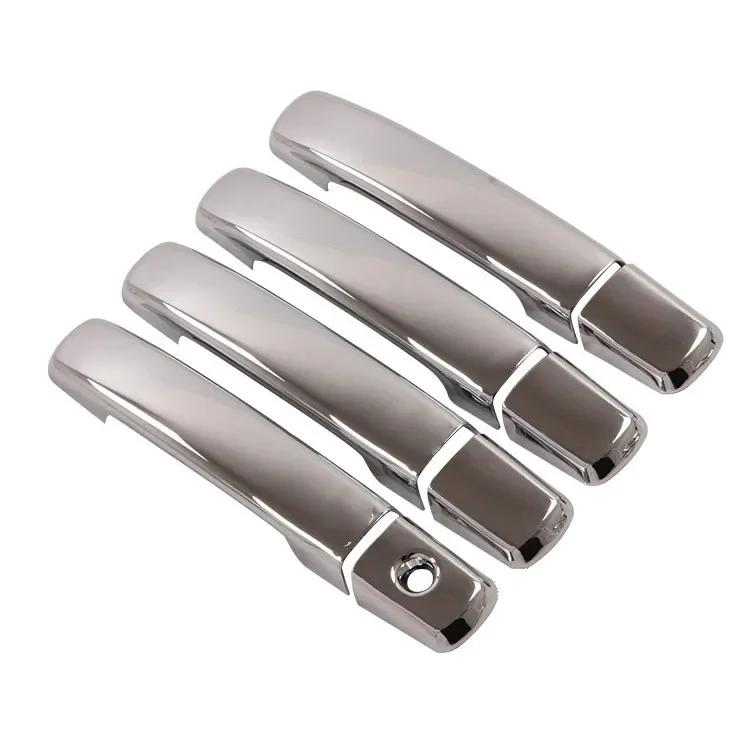 Chrome Door Handle Protector Trim Cover Decor Stickers Auto Styling Parts For Kia Soul 2014 2015 2016 2017 2018