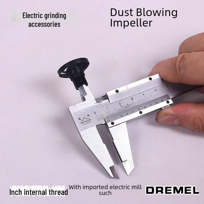 DREMEL 490-Compatible Electric Grinding and Dust Blowing Chuck Nut with Impeller