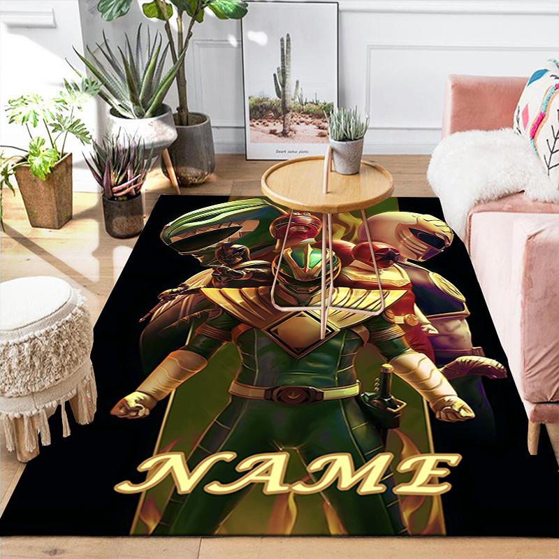 Custom 1Pc Power Rangers Adventure Rug Office Carpet Indoor Outdoor Entrance Doormat Nonslip Soft And Comfortable Living Room D2915213