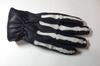 Leather Winter Gloves Breathable Waterproof White Bone Skull Design Smartphone Touch MOTO-FIELD (with Film) (with Function) G-265-WH (LL Size)