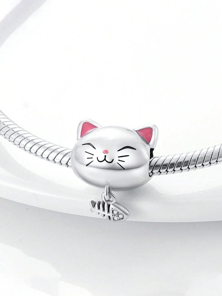 Black Cat And Cute Owl Beads Charm Copper Plated Fit Charms Copperoriginal Bracelet For Jewelry Making Diy Charm