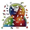 Non-Toxic Owl Wooden Animal Puzzle Diy Crafts Brain Trainer Puzzles Game For Kids Adult Educational Wood Toy Gift Medium Difficulty Jigsaw