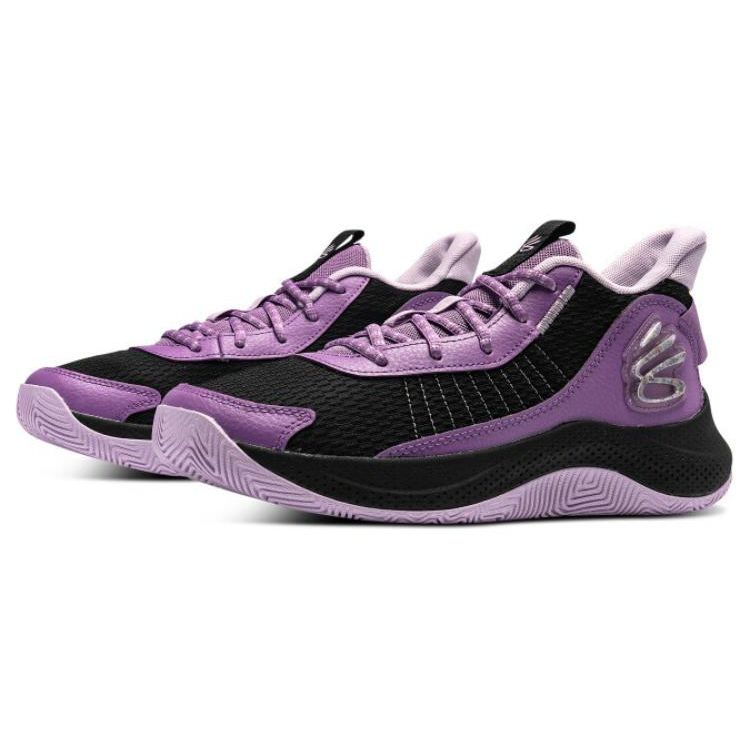 Under Armour Men's Curry 3Z7 Basketball Shoes Provence Purple Black 3026622-500