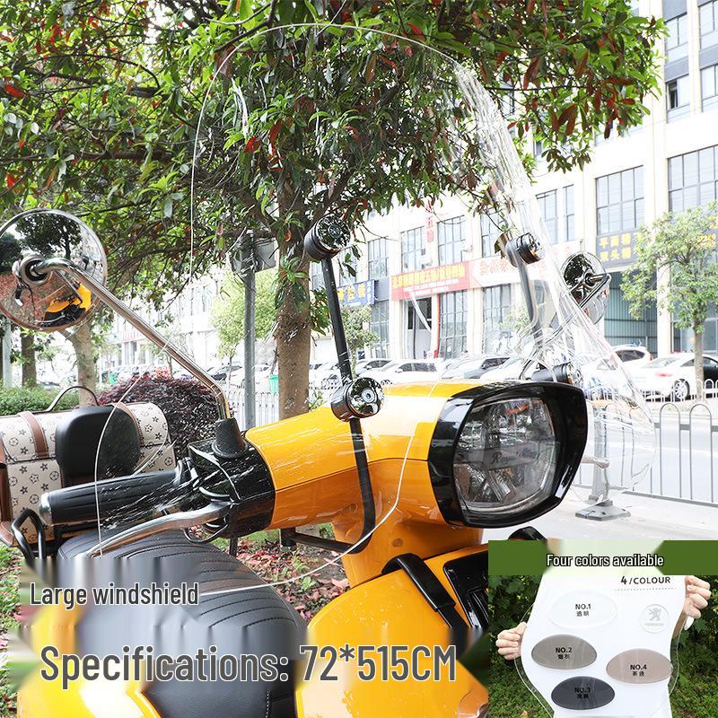 Applicable Orange Label GT150 Retro Motorcycle Windshield