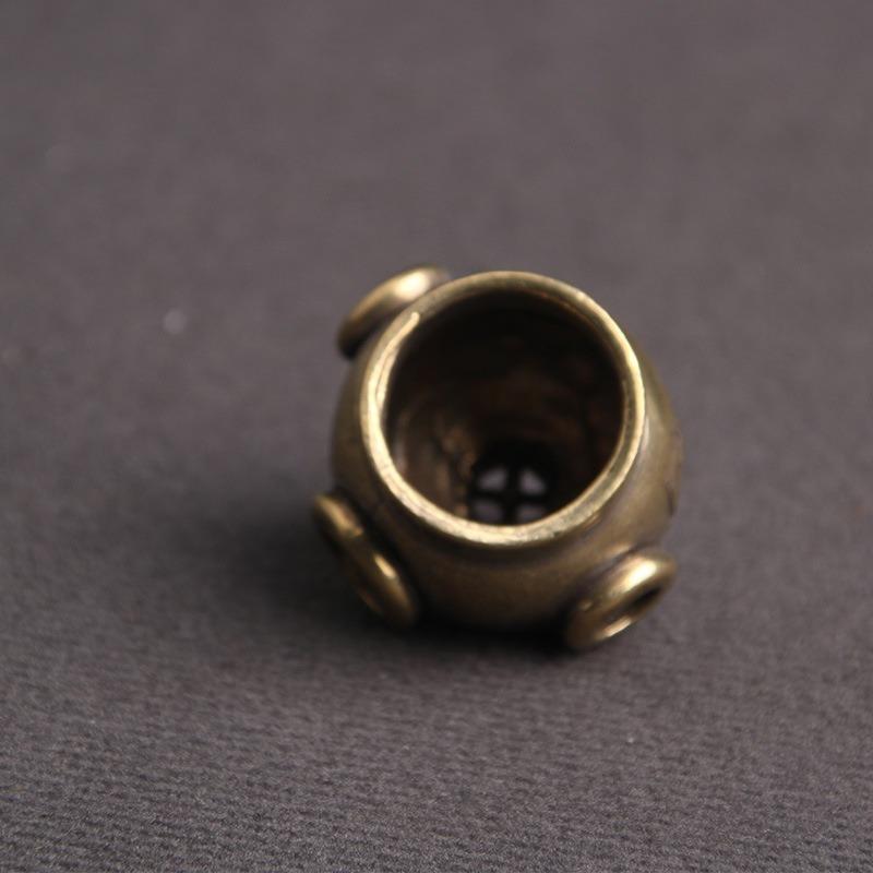 Messing 1 Stück Messerperle U-Boot Taucherhelm Überlebensarmband Schnalle Schlüsselanhänger EDC Dekoratives Zubehör