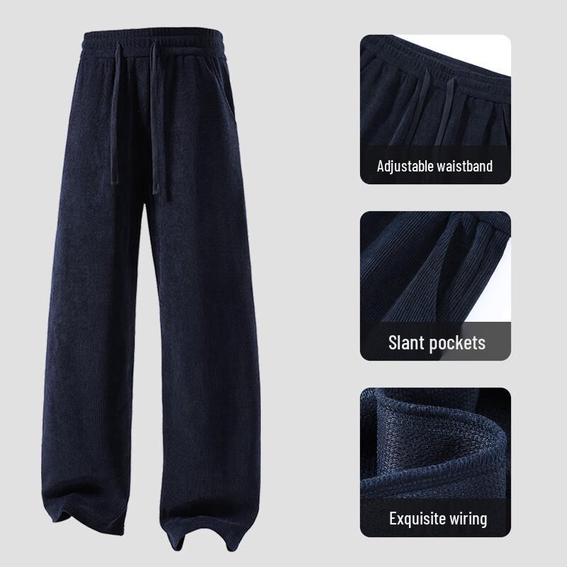 Jeanswest Men's Autumn Wide-Leg Casual Pants