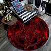 Cartoon Print Round Area Rug,Carpet Rug for Living Room Bedroom Sofa Playroom Decor,Non-slip Floor Mat