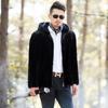 Men's Top Imitation Mink Hair Imitation Fur Jacket Thickened Large Size Imitation Fur Velvet Autumn and Winter Wear