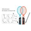 Lightweight Ergonomic Design Tennis Rackets Set Strong  Plastic Tennis Rackets Simple to Operate Pair for NS2 Switch2