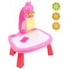 Drawing Projector Toy Electric Painting Drawing Table Projector Toddler Educational ToyPink