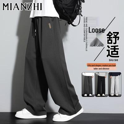 Men's Plus Size Loose Casual Straight Leg Pants