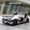 Diecast 1:24 One1 Sport Car Model Imitation Alloy Casting Metal Children's Toy Vehicles Collective Home Decor Gifts