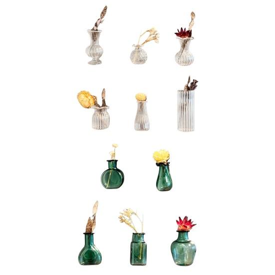 5/6/11Pcs Mini Vase Refrigerator Magnet DIY Home Office Kitchen Locker Fridge 3D