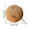 Rabbit Hair Cat Toys 6 Piece Interactive Kitten Prank Cat Toys Furry Ball For Stimulating Trick Play Exercise Boredom