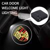 Hkdf8 2PCS Carbon Fiber Car Door Lights Door Lights Projector Door Welcome Light For Porsche 911 Cayenne 918 Pajun 718 Panamera Macan