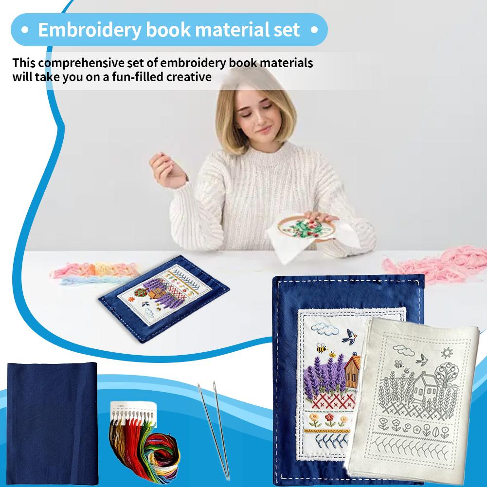 Creatief doe-het-zelf Stekenboek Handgemaakte Borduursteek Boeken Naaiboeck Borduur Naaikit Met Patronen Boek Voor Beginners
