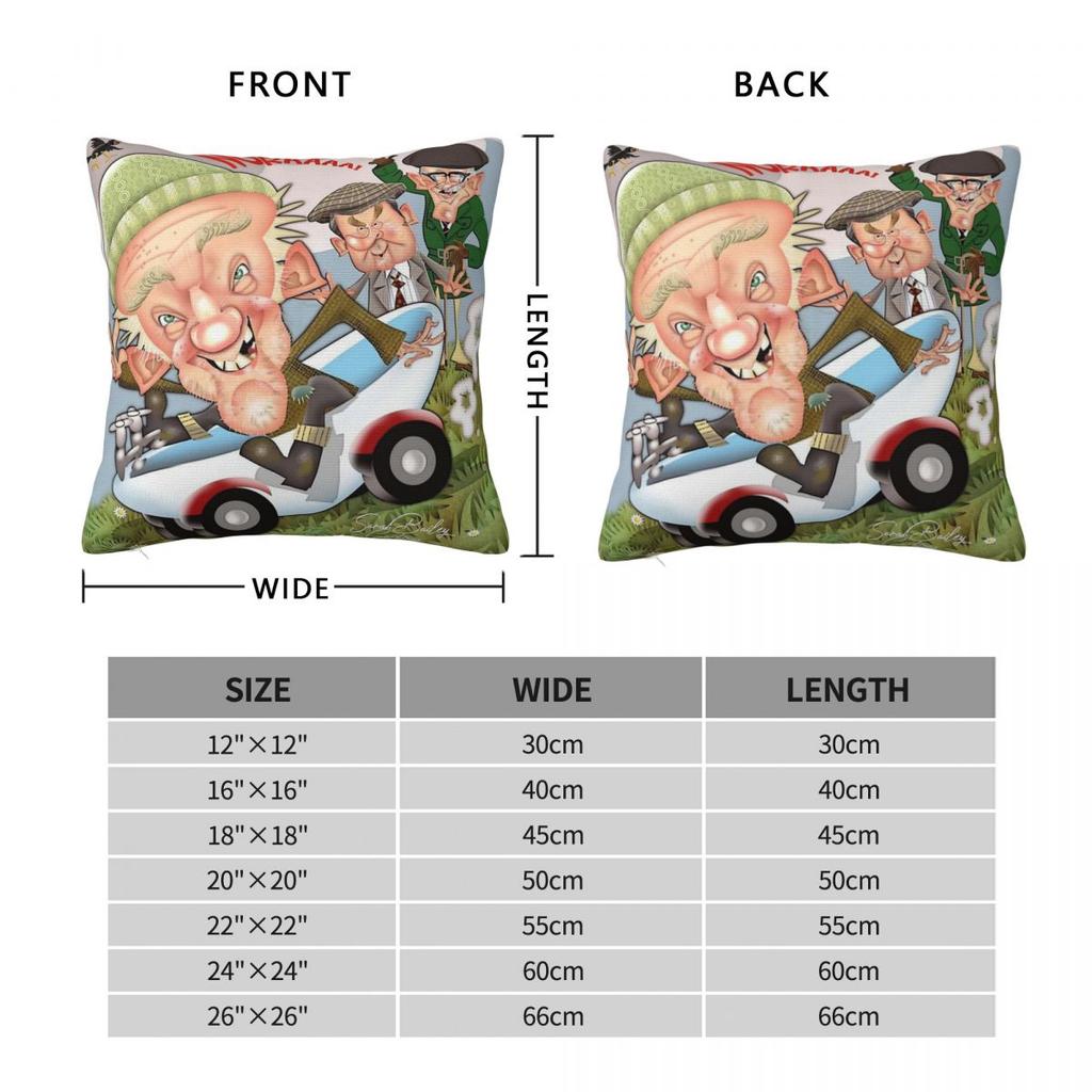 Last Of The Summer Wine Square Pillowcase Polyester Linen Velvet Creative Zip Decor Throw Pillow Case Sofa Seater Cushion Cover
