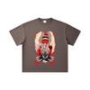 260 GSM Double Yarn 32 Count 100% Cotton Dandadan V34 Okarun Turbo Print Unisex Heavy Cotton T Shirt